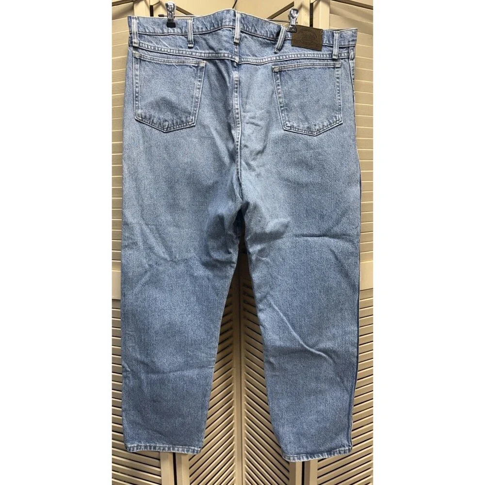 Cabela's Jeans Men's size 44x32 Straight Leg Blue Denim 100% Cotton 905099